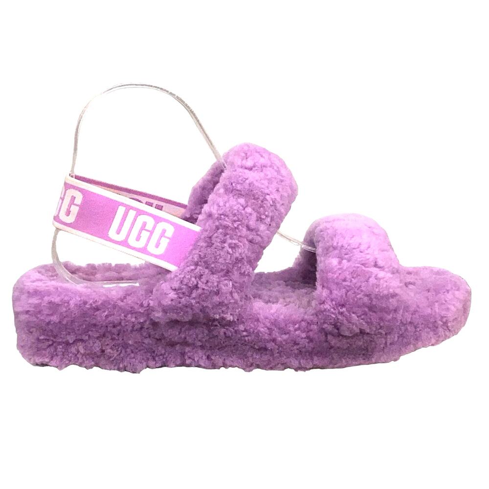 UGG Women's Oh Yeah Purple Slip On Slide Slipper Size US 9